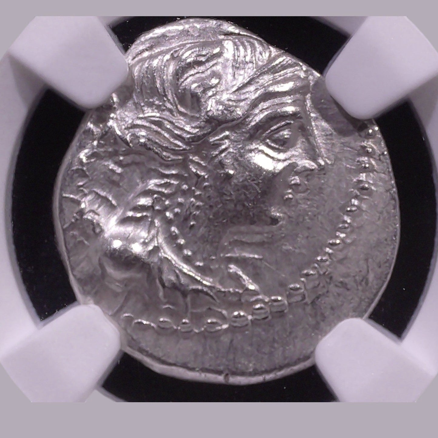 Ancient Celtic Silver Drachm of Massalia (2nd–1st Century BC, Artemis & Lion Type), Authenticated Ancient Coin