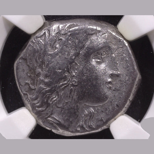 Ancient Greek Silver Stater of Metapontum (c. 330–280 BC, Barley Ear Type), Authenticated Ancient Coin
