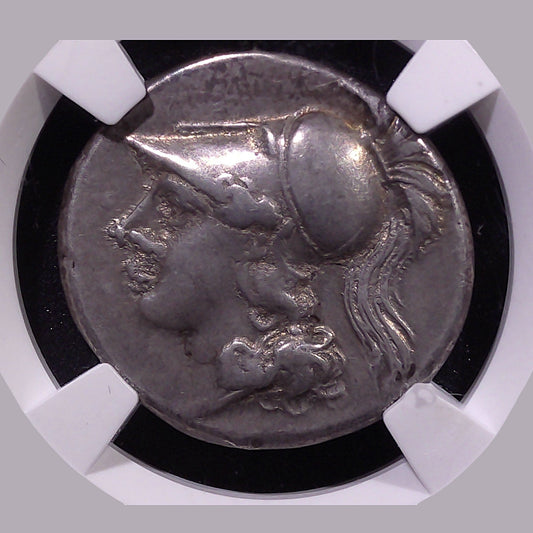 Cales Silver Didrachm — Victory in Motion, c. 265 BC