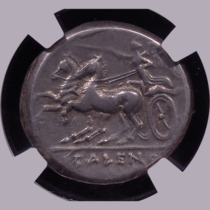 Cales Silver Didrachm — Victory in Motion, c. 265 BC