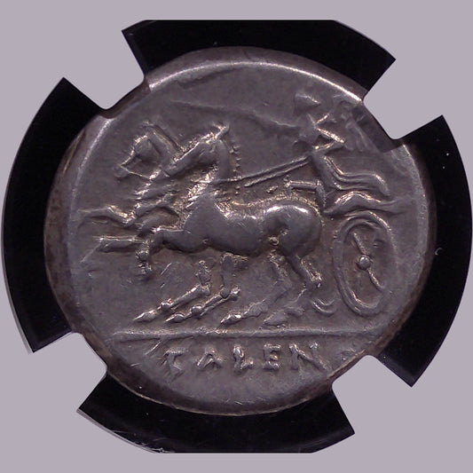 Cales Silver Didrachm — Victory in Motion, c. 265 BC