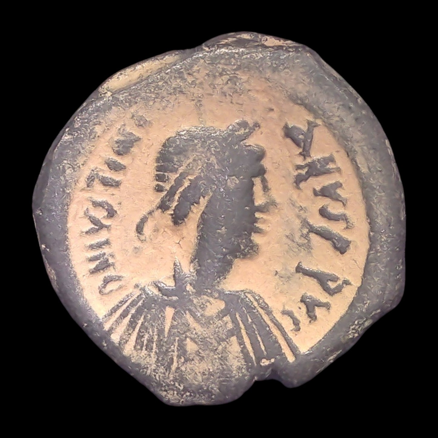 Justinian I Bronze Coin from Ancient Nikomedia — Emperor Who Rebuilt the Roman Empire