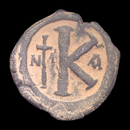 Justinian I Bronze Coin from Ancient Nikomedia — Emperor Who Rebuilt the Roman Empire