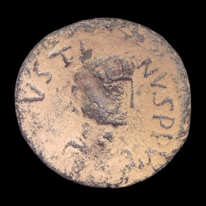 Ancient Contemporary Counterfeit of Justin I Bronze Follis — Byzantine Empire
