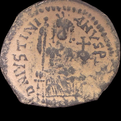 Justinian I Bronze Follis from Theoupolis (Ancient Antioch) — A City Reborn