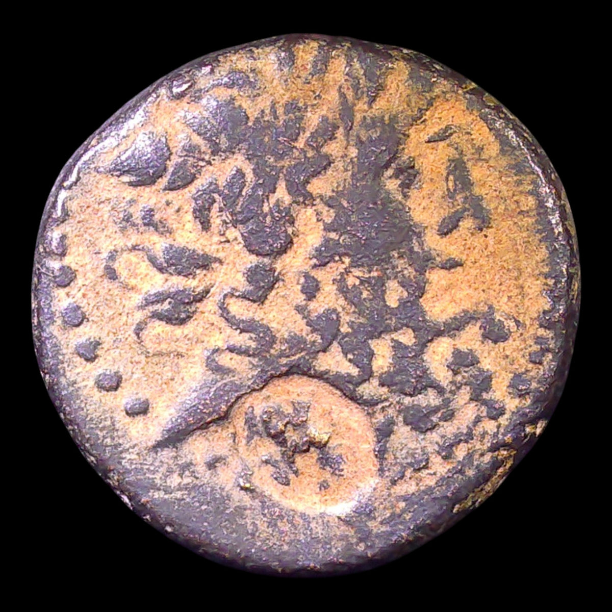 Ancient Antioch Bronze of Zeus with Possible Cleopatra VII Countermark | 47–46 BC