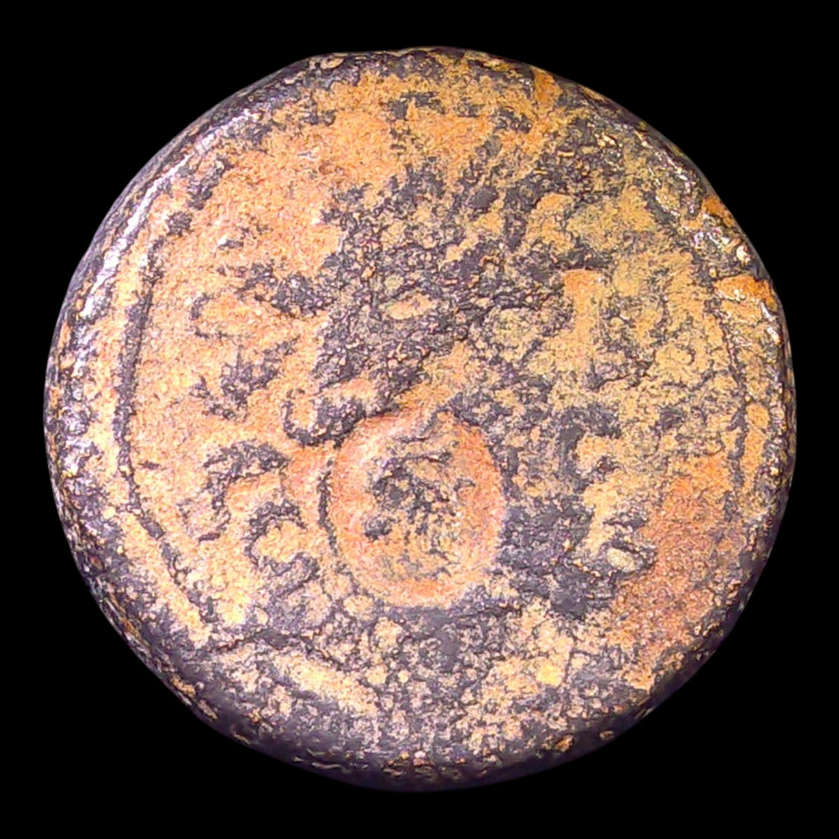 Zeus Bronze of Ancient Antioch | Possible Cleopatra VII Countermark | 47–46 BC