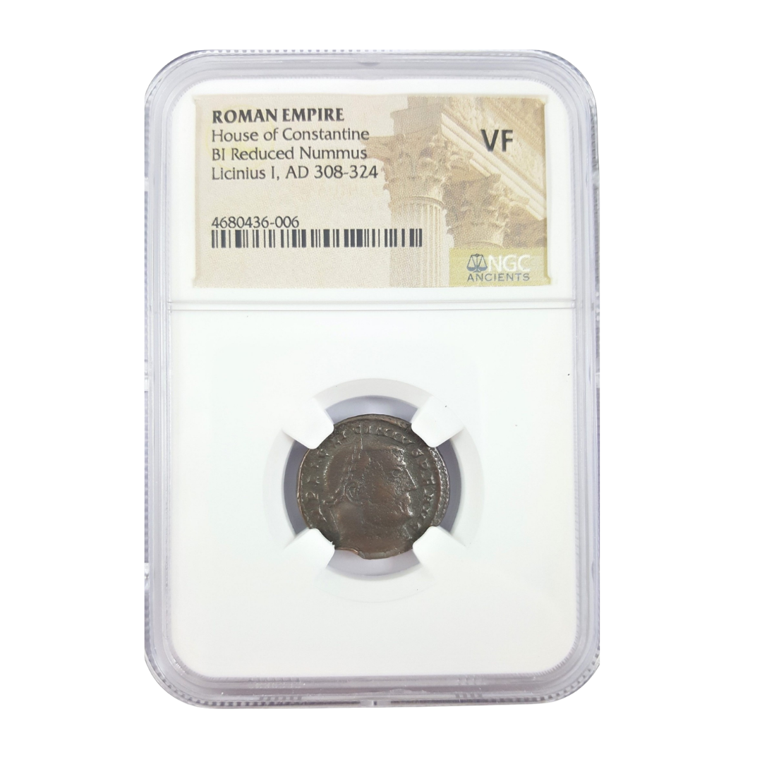 Licinius I Roman Bronze – IOVI CONSERVATORI – Constantine’s Rival – NGC Certified