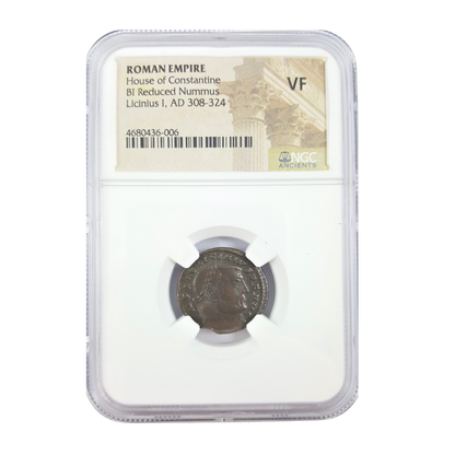 Licinius I Roman Bronze – IOVI CONSERVATORI – Constantine’s Rival – NGC Certified