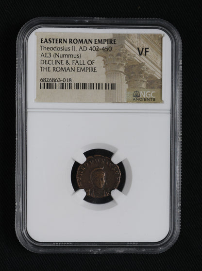 Theodosius II Roman Bronze AE3 — representative supplier photograph 1