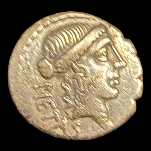 Albinus Bruti Silver Denarius — Pietas & Joined Hands Type
