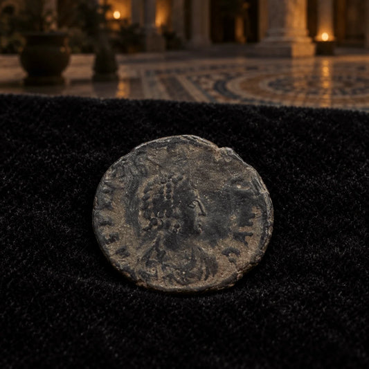 Aelia Eudoxia Ancient Roman Bronze Coin — Wife of Arcadius (AD 400–404) — NGC Certified - Kinzer Coins