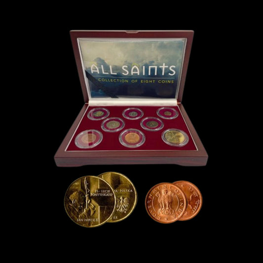 All Saints Collection – Eight Coins of Christian Devotion (AD 500–1700) - Kinzer Coins