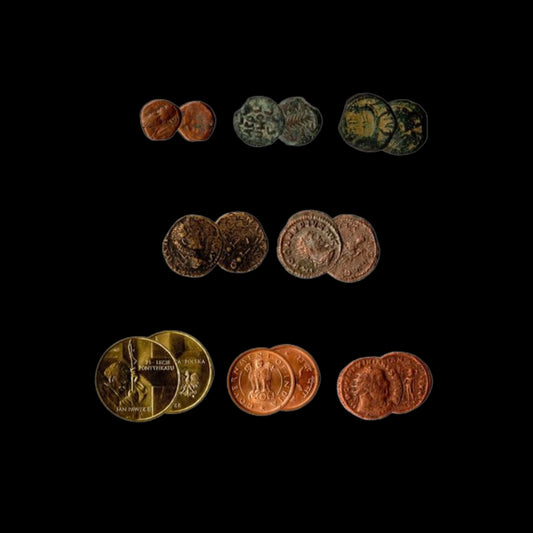 All Saints Collection – Eight Coins of Christian Devotion (AD 500–1700) - Kinzer Coins