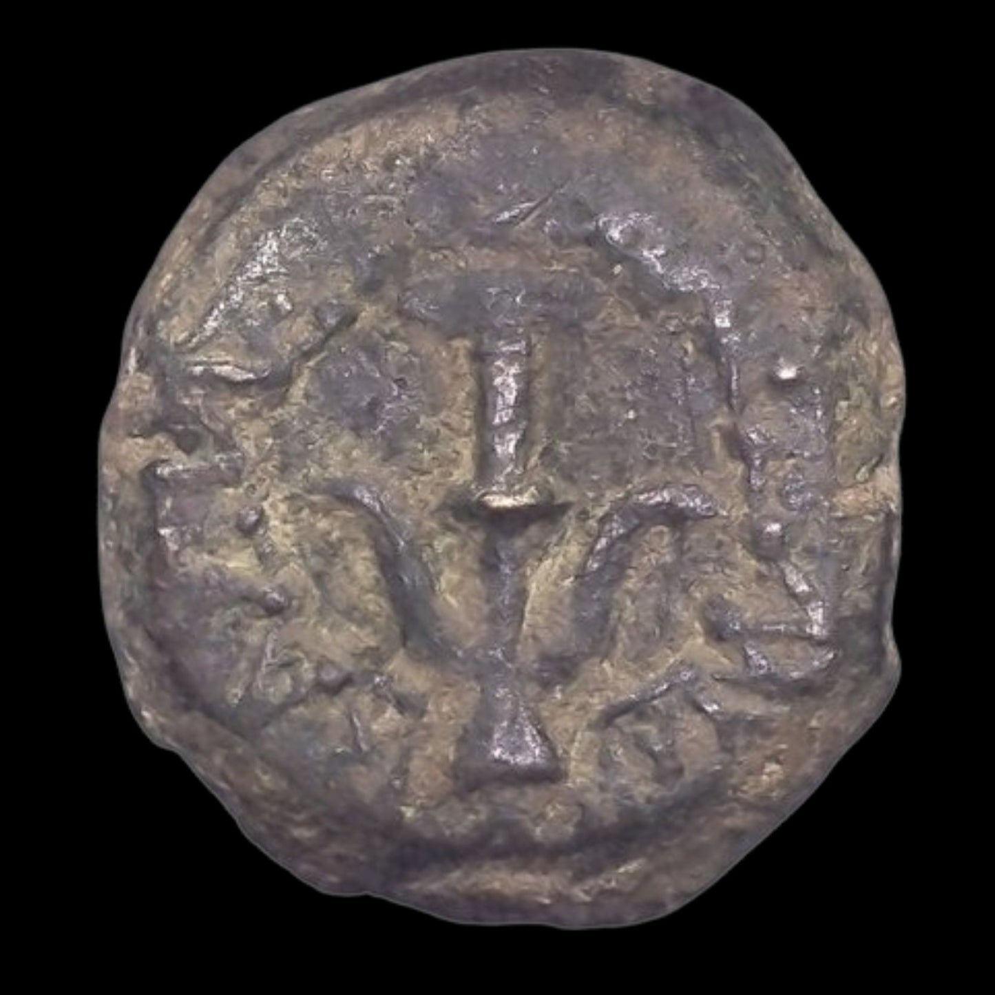 Ancient Biblical Bronze Coin of King Alexander Jannaeus (Hasmonean Ruler of Judaea) - Kinzer Coins