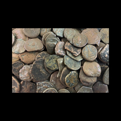 Ancient Bronze Coin of the Biblical Holy Land - Nabataean Issue (about 2000 - 2100 years ago) - Kinzer Coins