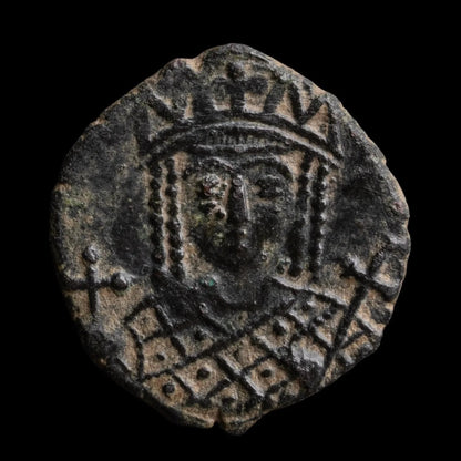 Authentic Ancient Bronze Follis: Constantine VI & Empress Irene - Co-Rule Coin - Kinzer Coins