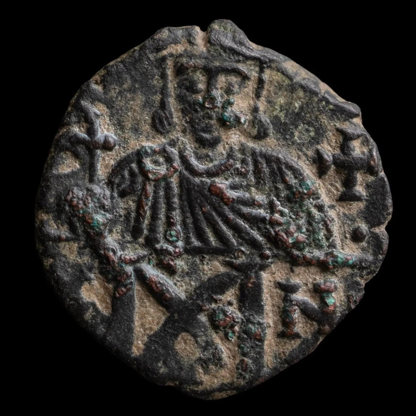 Authentic Ancient Bronze Follis: Constantine VI & Empress Irene - Co-Rule Coin - Kinzer Coins