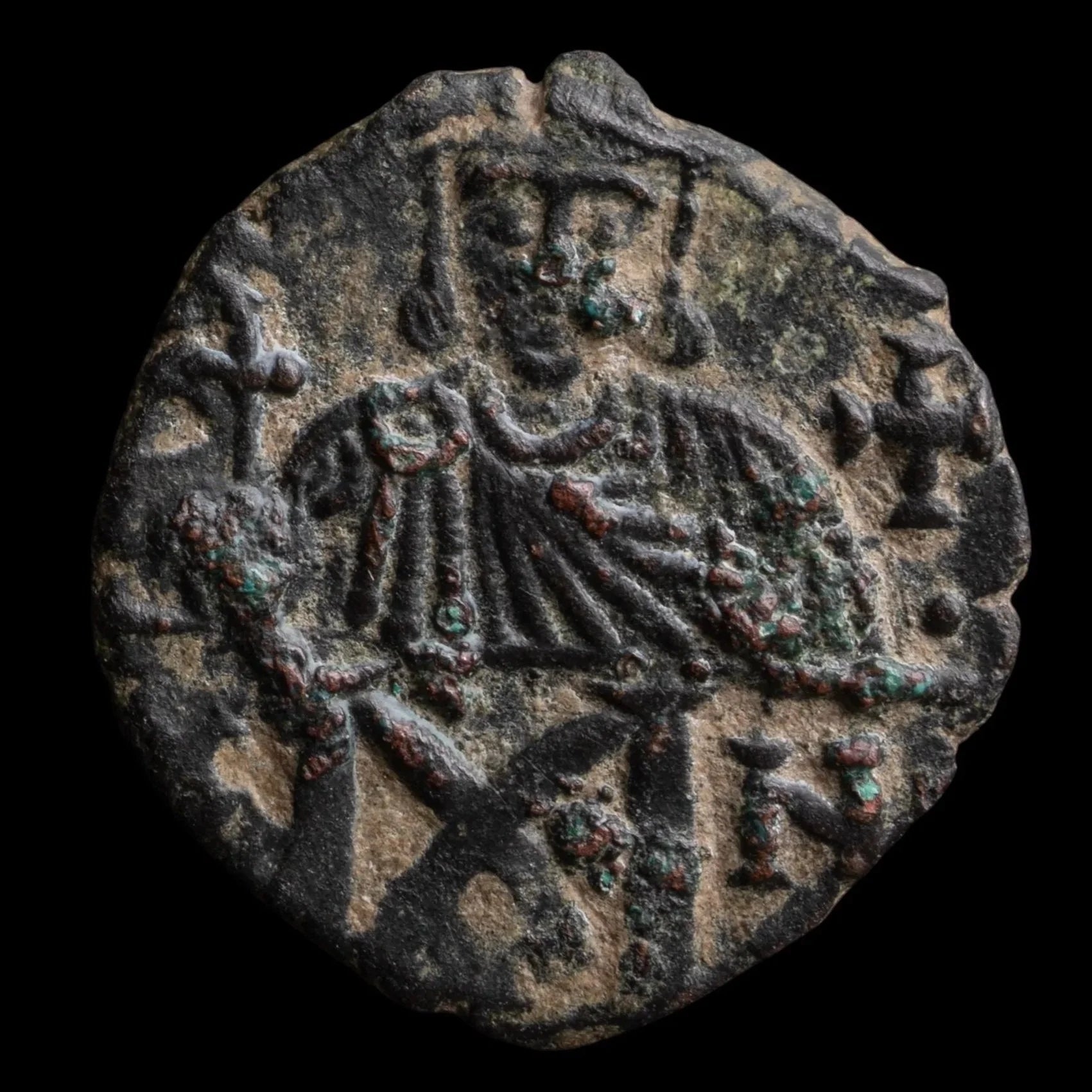 Authentic Ancient Bronze Follis: Constantine VI & Empress Irene - Co-Rule Coin - Kinzer Coins