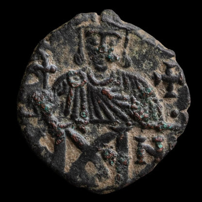 Authentic Ancient Bronze Follis: Constantine VI & Empress Irene - Co-Rule Coin - Kinzer Coins