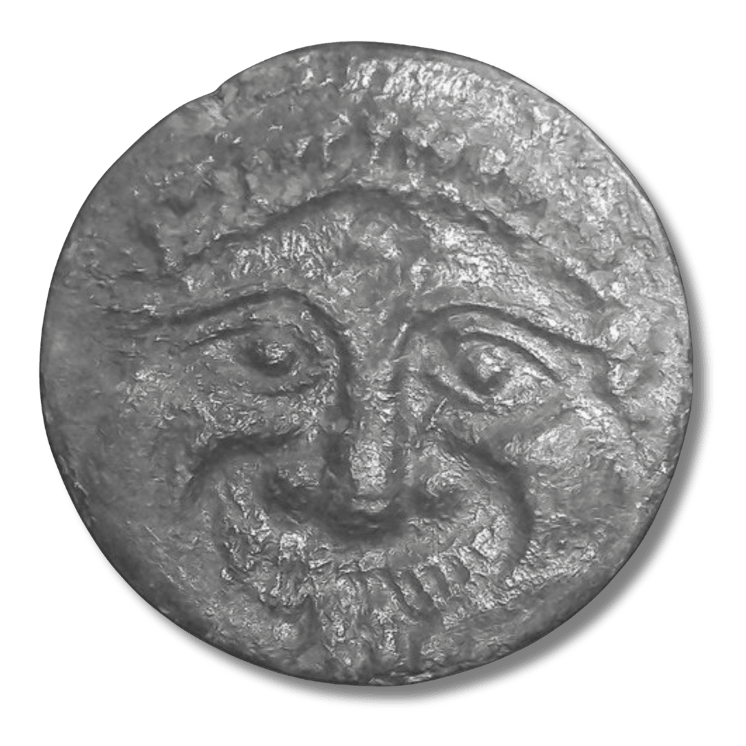 Ancient Greek Bronze Coin from Himera (Famous Gorgon Design) - Kinzer Coins