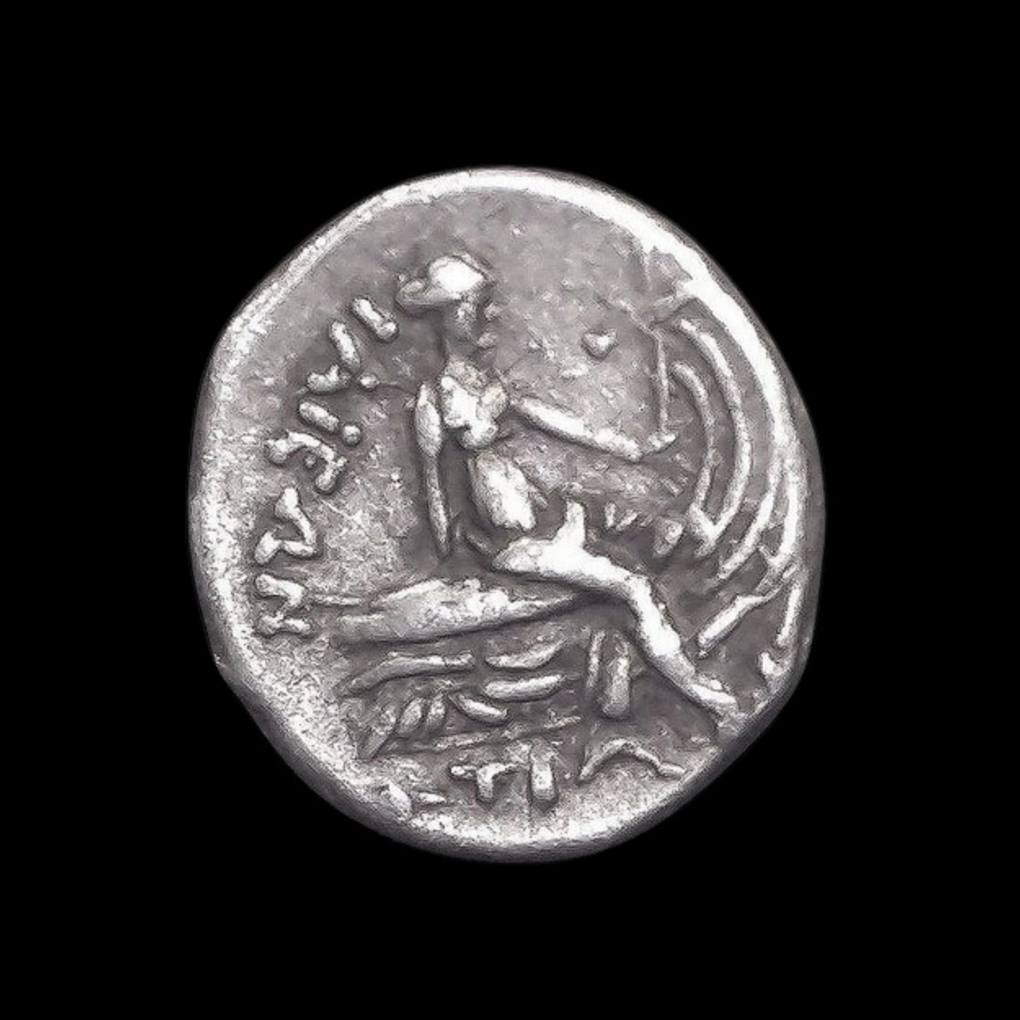 Ancient Greek Silver Coin from Histiaea (Famous “Nymph on the Ship” Design) - Kinzer Coins