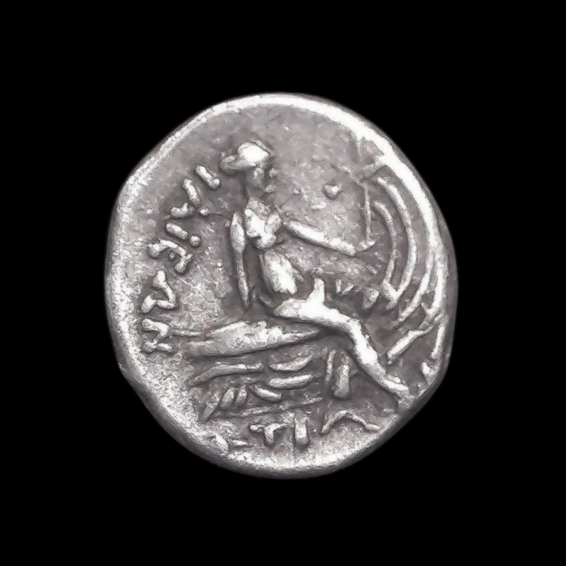 Ancient Greek Silver Coin from Histiaea (Famous “Nymph on the Ship” Design) - Kinzer Coins