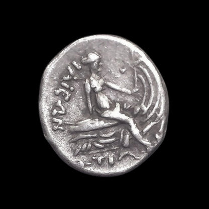 Ancient Greek Silver Coin from Histiaea (Famous “Nymph on the Ship” Design) - Kinzer Coins