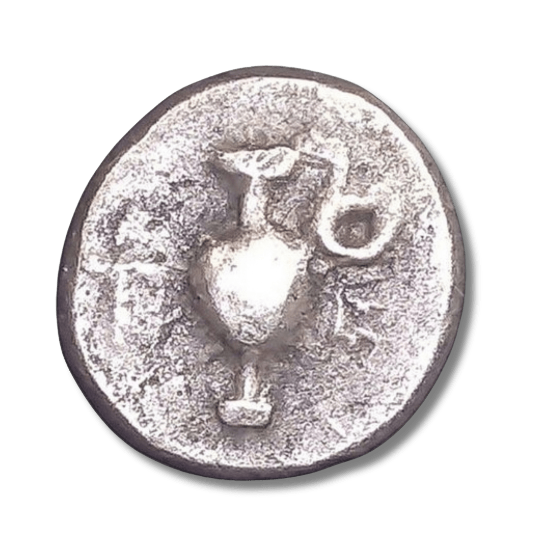 Ancient Greek Silver Coin from Terone (Classical Greek City - State) - Kinzer Coins