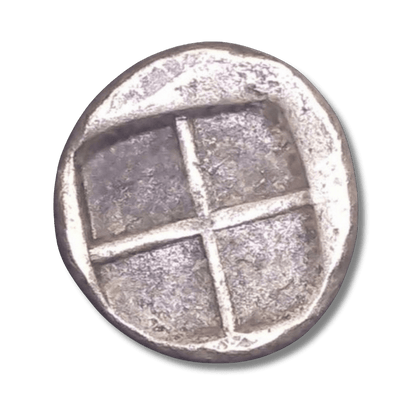 Ancient Greek Silver Coin from Terone (Classical Greek City - State) - Kinzer Coins