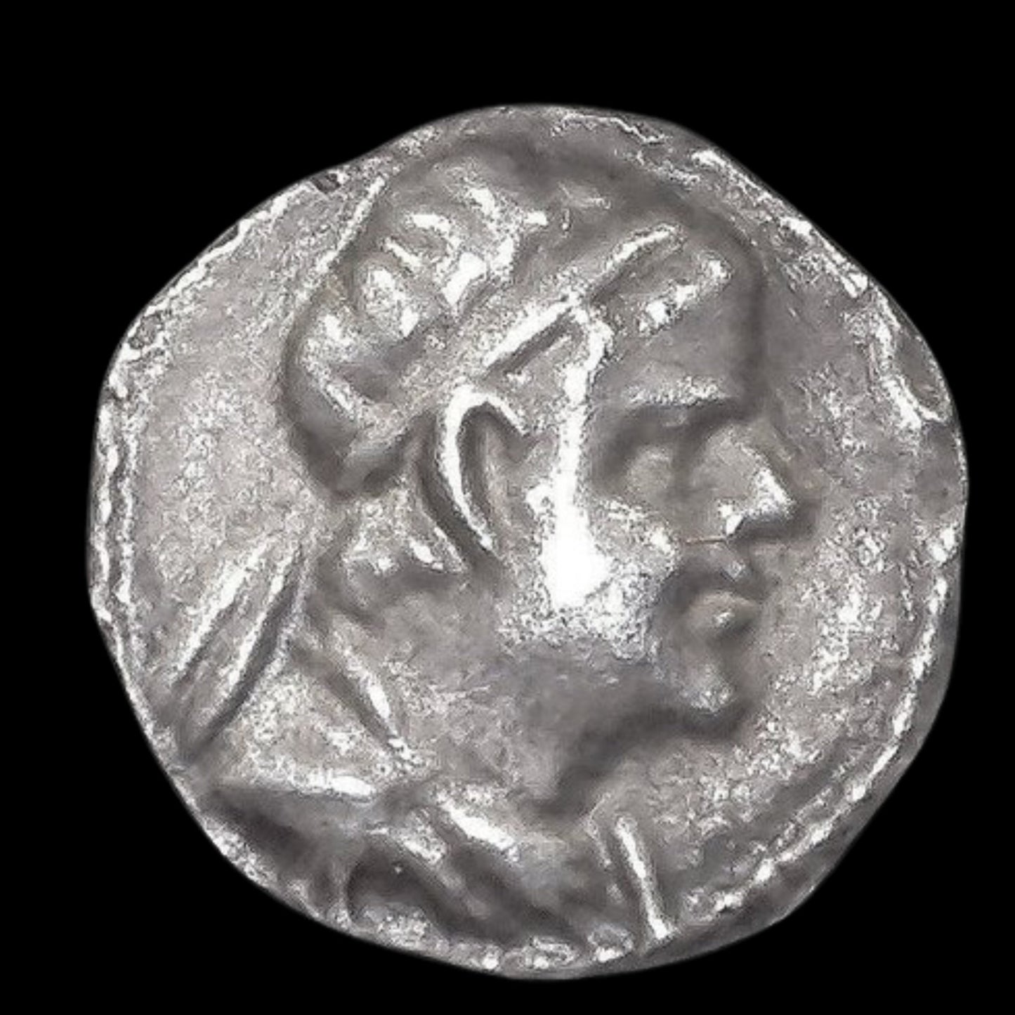 Ancient Greek Silver Coin of King Eucratides I (Greco - Bactrian Kingdom) - Kinzer Coins