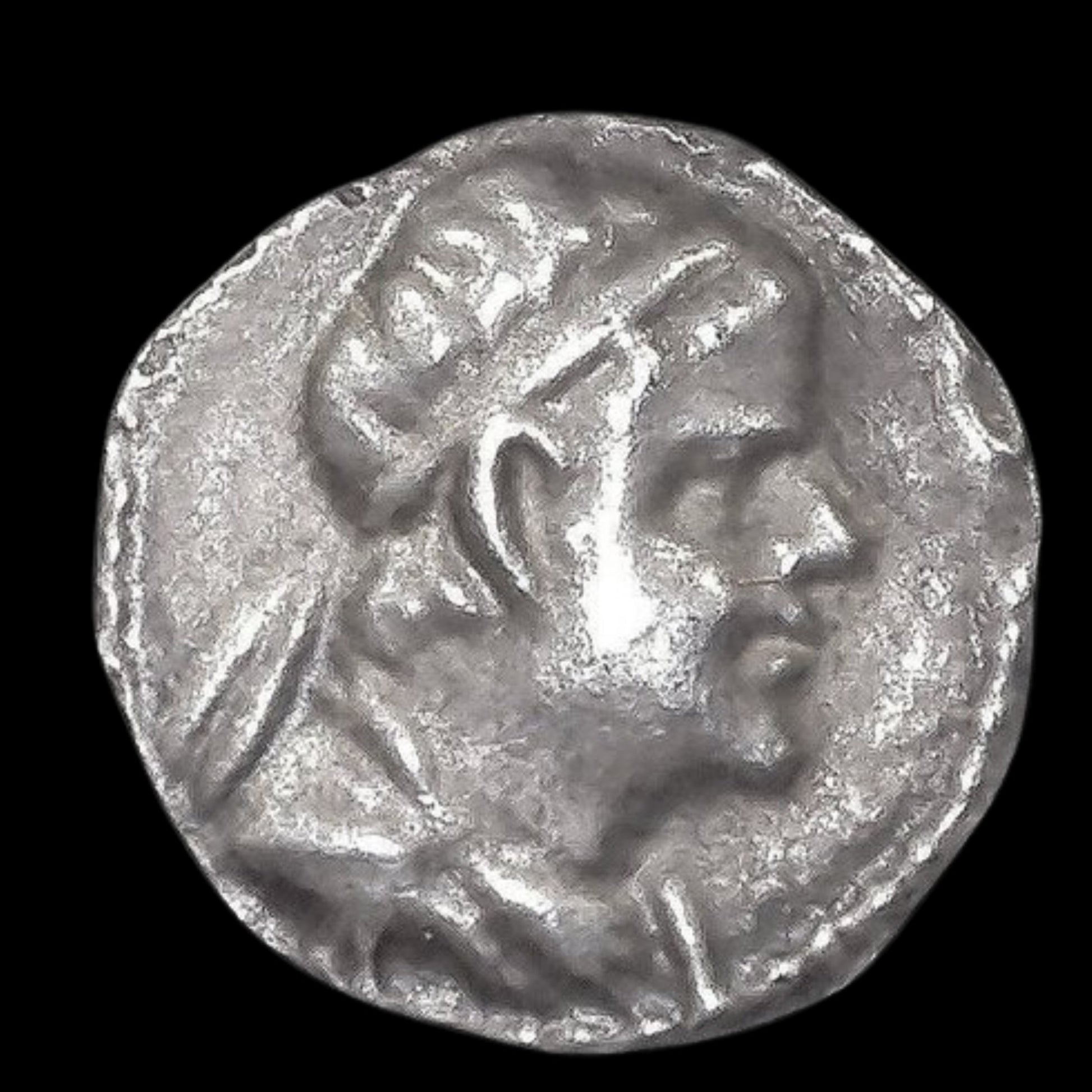 Ancient Greek Silver Coin of King Eucratides I (Greco - Bactrian Kingdom) - Kinzer Coins