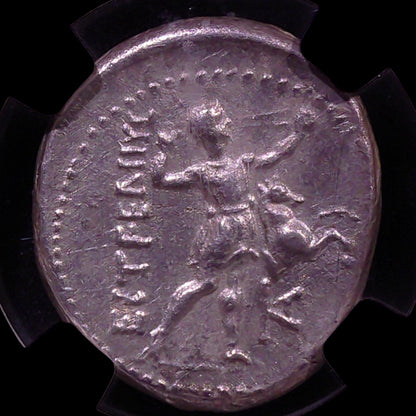 Ancient Greek Silver Stater of Aspendus (c. 325–250 BC, Famous Wrestlers & Slinger Type), Authenticated Ancient Coin - Kinzer Coins