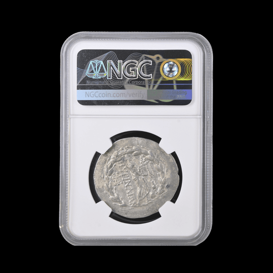 Ancient Greek Silver Tetradrachm of Myrina (c. Mid-2nd Century BC, Apollo in Wreath Type), Authenticated Ancient Coin - Kinzer Coins