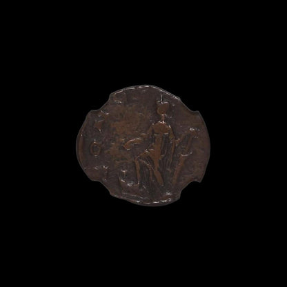 Ancient Roman Bronze Coin Issued by Aureolus in the Name of Emperor Postumus (Crisis of the Third Century) - Kinzer Coins