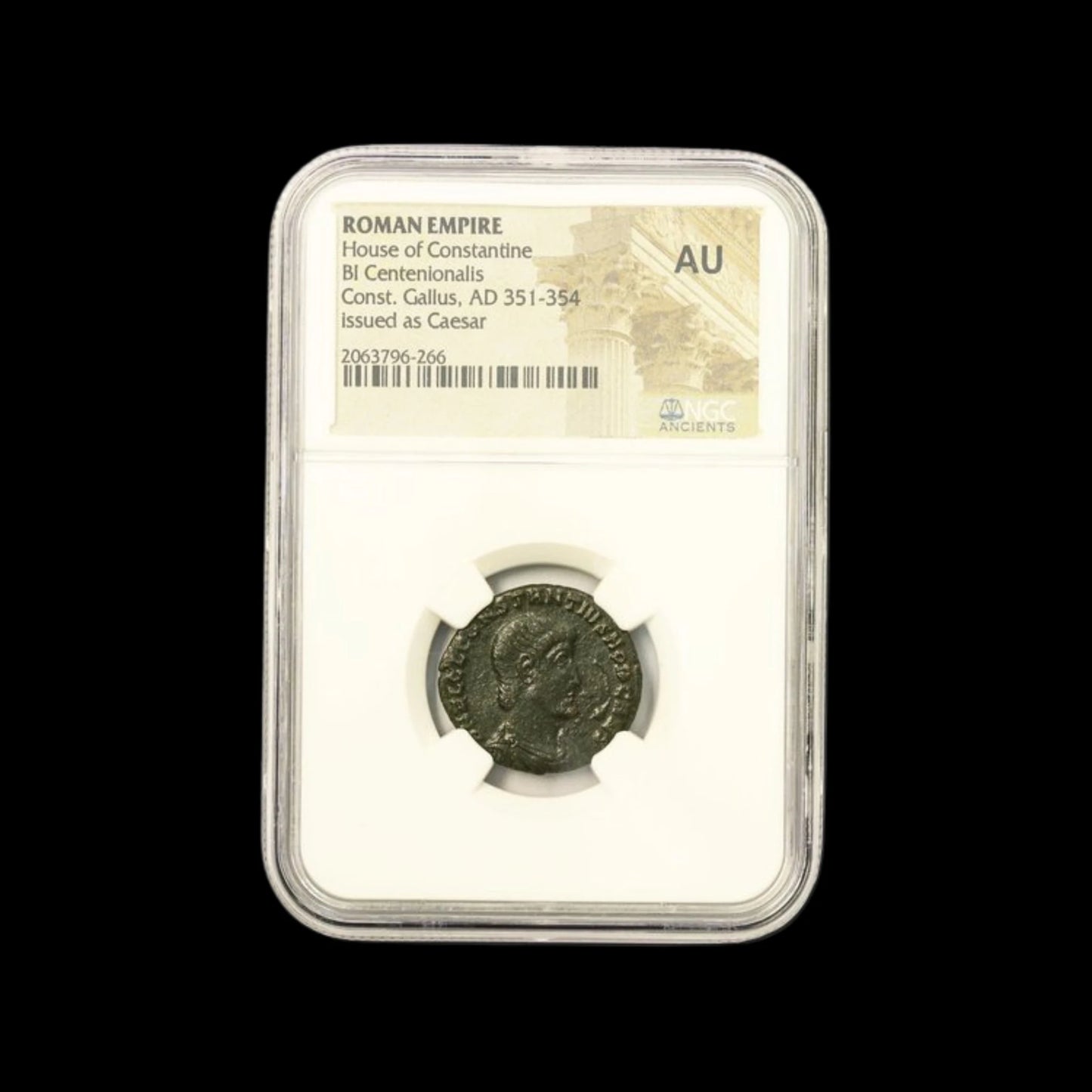 Ancient Roman Bronze Coin of Constantius Gallus (Cousin of Emperor Julian the Apostate) - Kinzer Coins