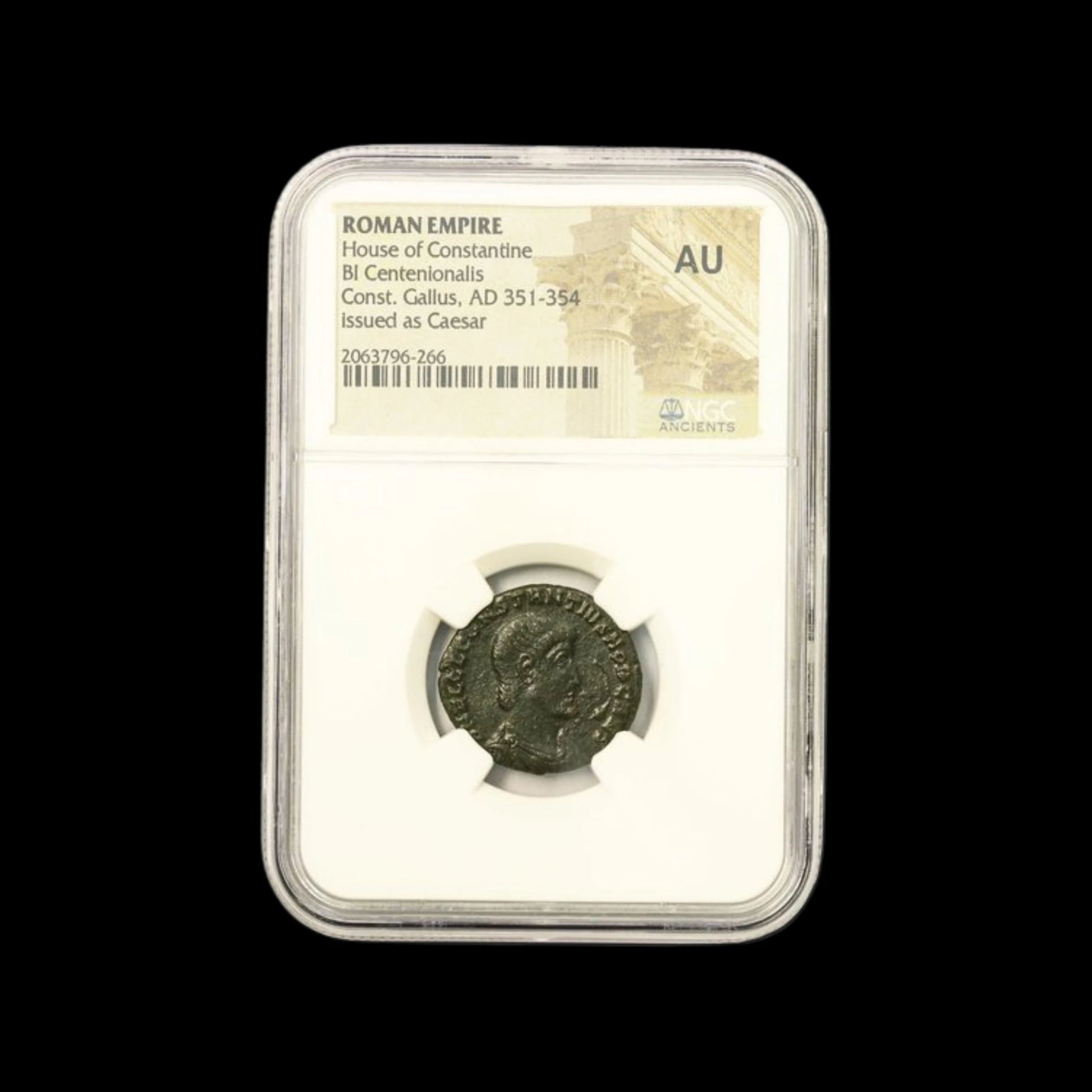 Ancient Roman Bronze Coin of Constantius Gallus (Cousin of Emperor Julian the Apostate) - Kinzer Coins