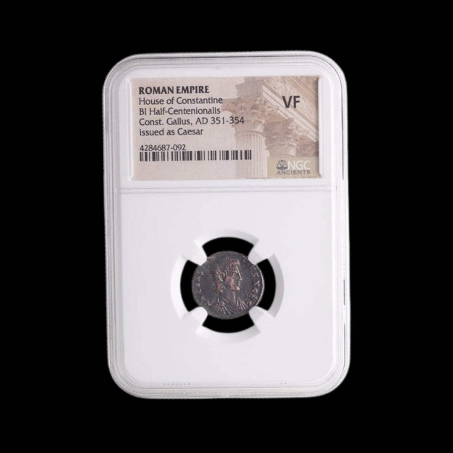 Ancient Roman Bronze Coin of Constantius Gallus (Cousin of Emperor Julian the Apostate) - Kinzer Coins