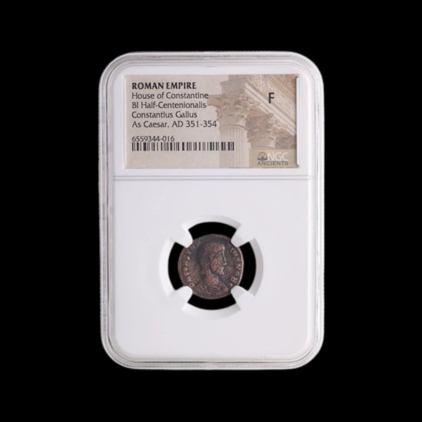 Ancient Roman Bronze Coin of Constantius Gallus (Cousin of Emperor Julian the Apostate) - Kinzer Coins