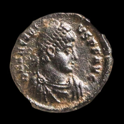 Ancient Roman Bronze Coin of Emperor Arcadius (Eastern Roman Emperor) - Kinzer Coins