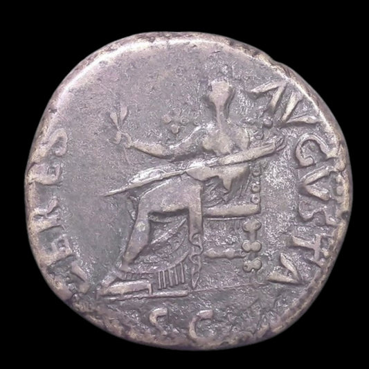 Ancient Roman Bronze Coin of Emperor Claudius I (Early Roman Empire) - Kinzer Coins