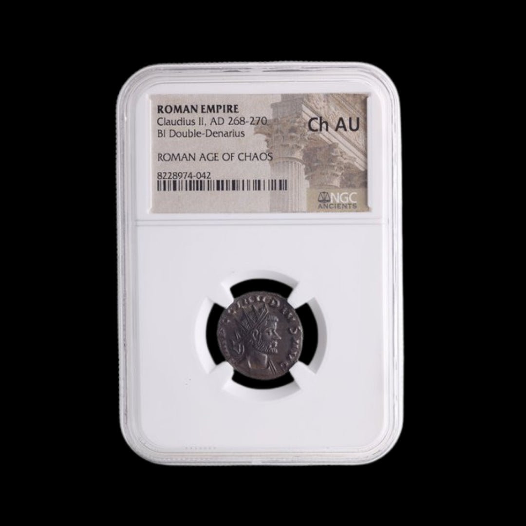 Ancient Roman Bronze Coin of Emperor Claudius II Gothicus (Defeated the Goths) - Kinzer Coins