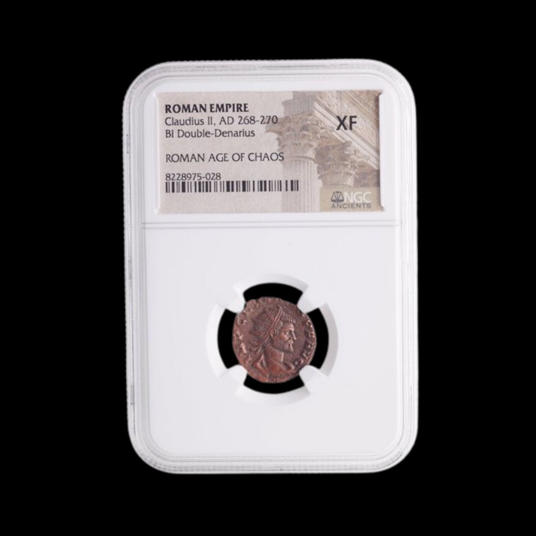 Ancient Roman Bronze Coin of Emperor Claudius II Gothicus (Defeated the Goths) - Kinzer Coins