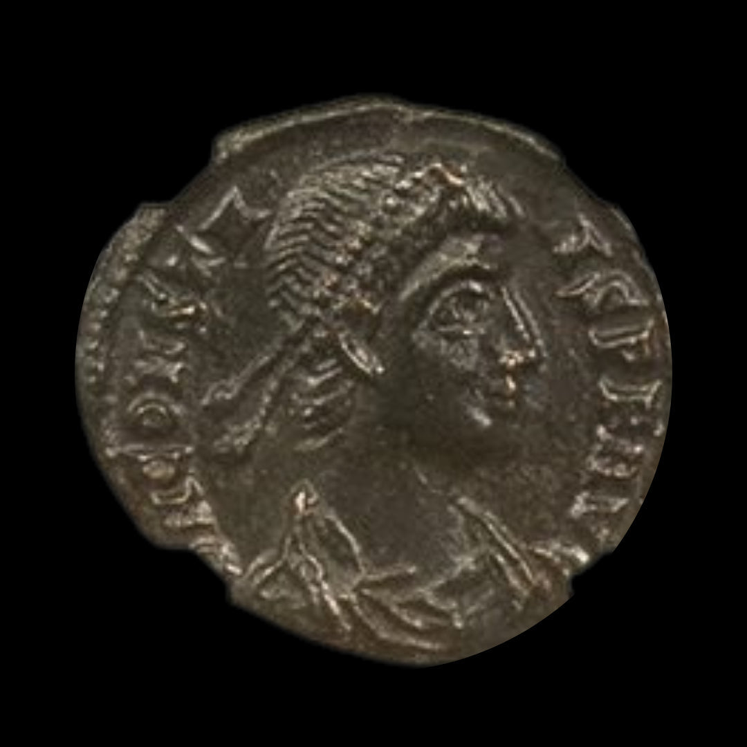 Ancient Roman Bronze Coin of Emperor Constans (c. AD 340, Son of Constantine the Great) - Kinzer Coins