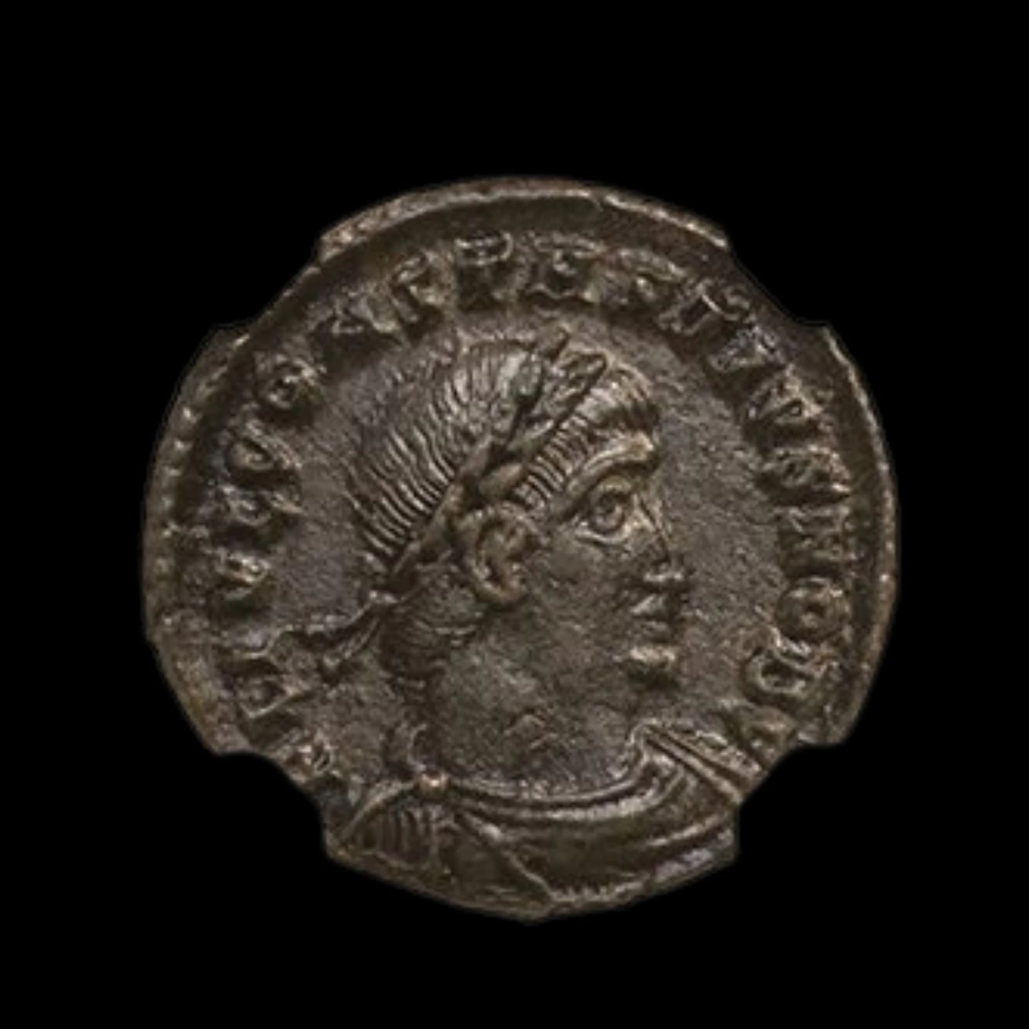 Ancient Roman Bronze Coin of Emperor Constantius II (c. AD 340, Son of Constantine the Great) - Kinzer Coins