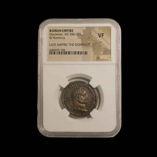 Ancient Roman Bronze Coin of Emperor Diocletian (Founder of the Tetrarchy) - Kinzer Coins