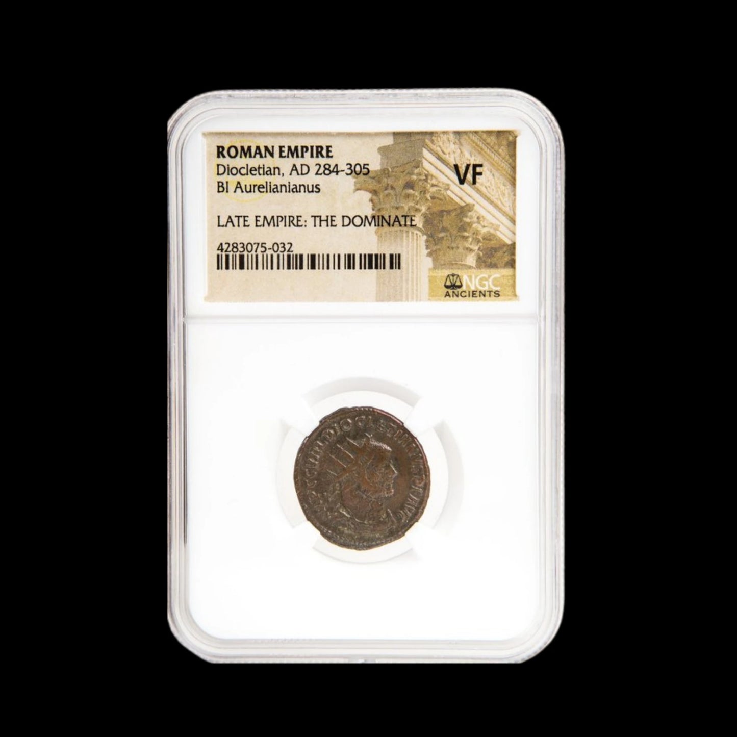 Ancient Roman Bronze Coin of Emperor Diocletian (Reformer of the Roman Empire) - Kinzer Coins