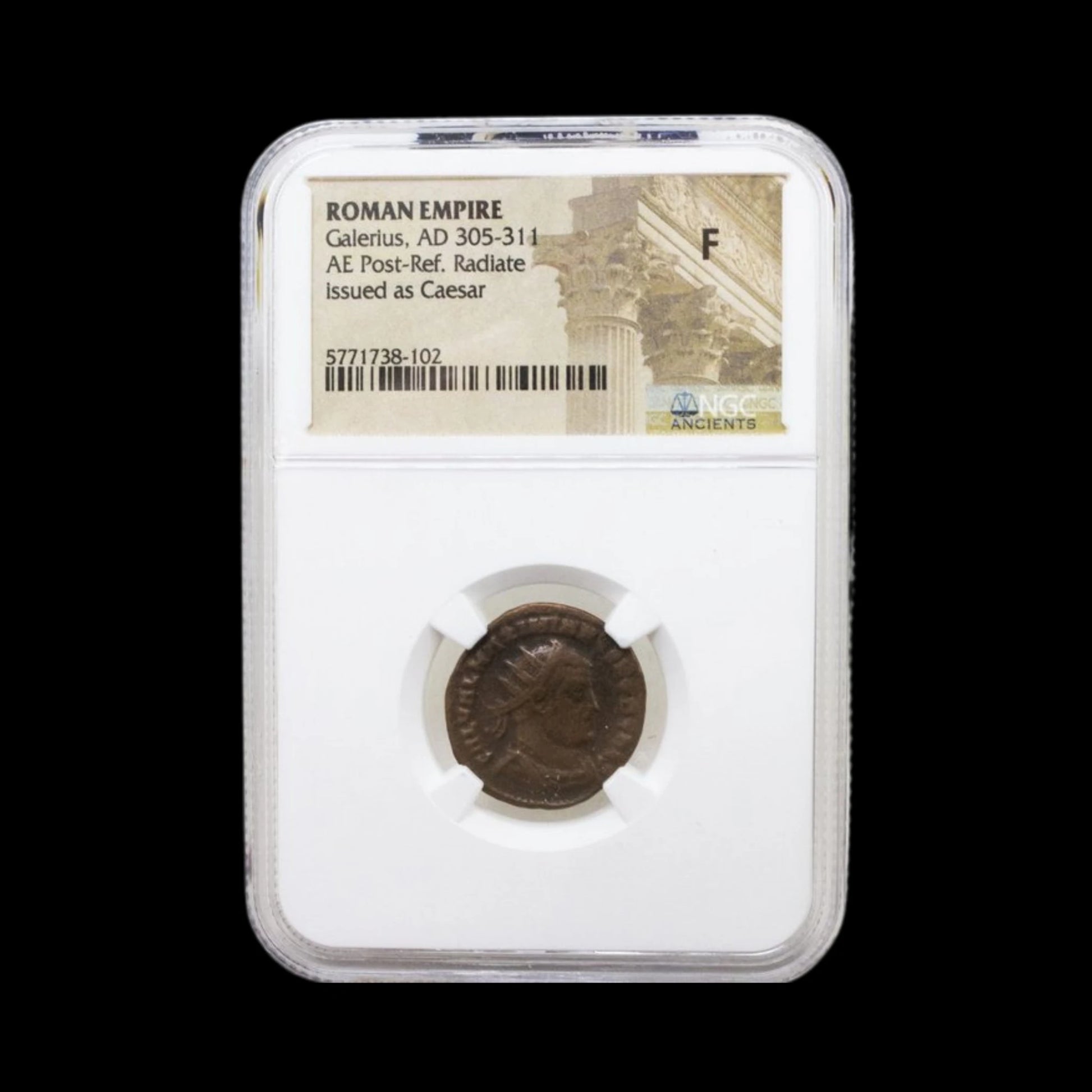 Ancient Roman Bronze Coin of Emperor Galerius (Tetrarch and Co - Ruler of the Roman Empire) - Kinzer Coins