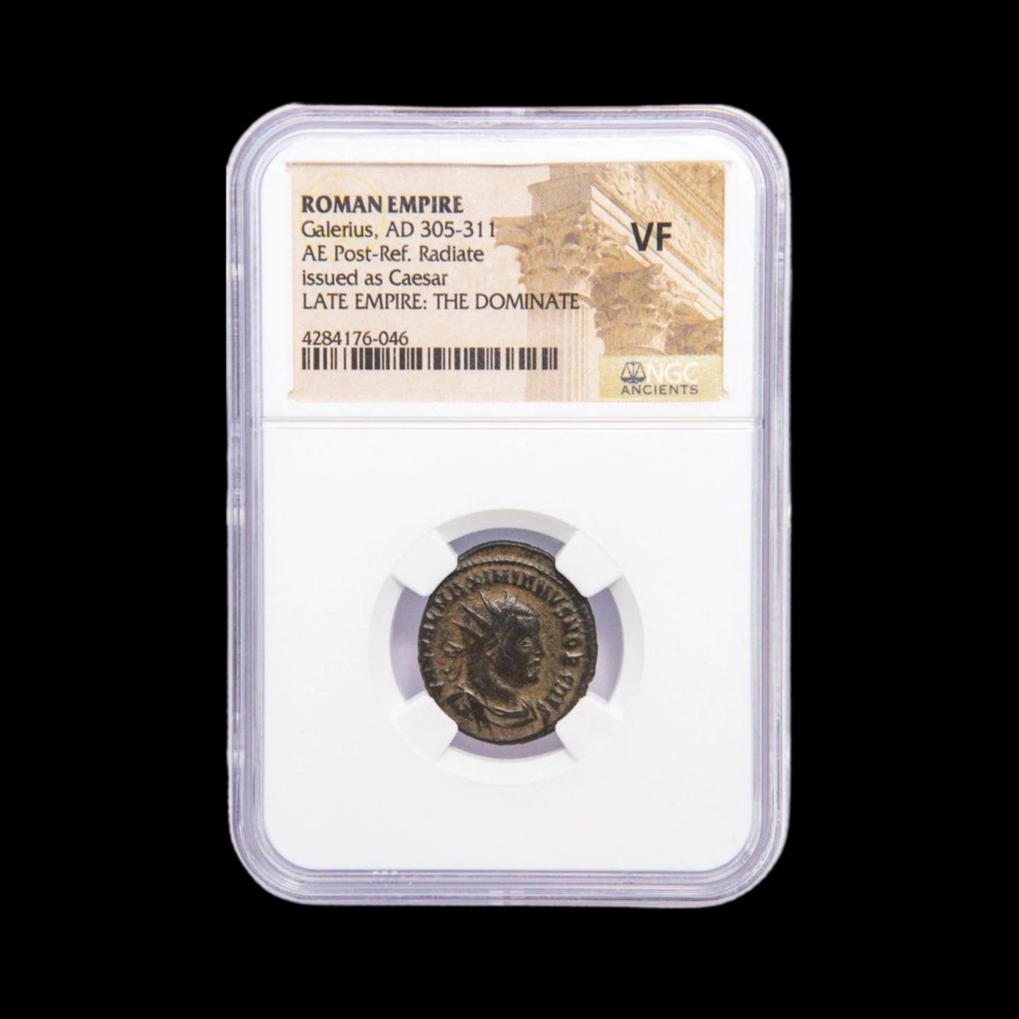 Ancient Roman Bronze Coin of Emperor Galerius (Tetrarch and Co - Ruler of the Roman Empire) - Kinzer Coins