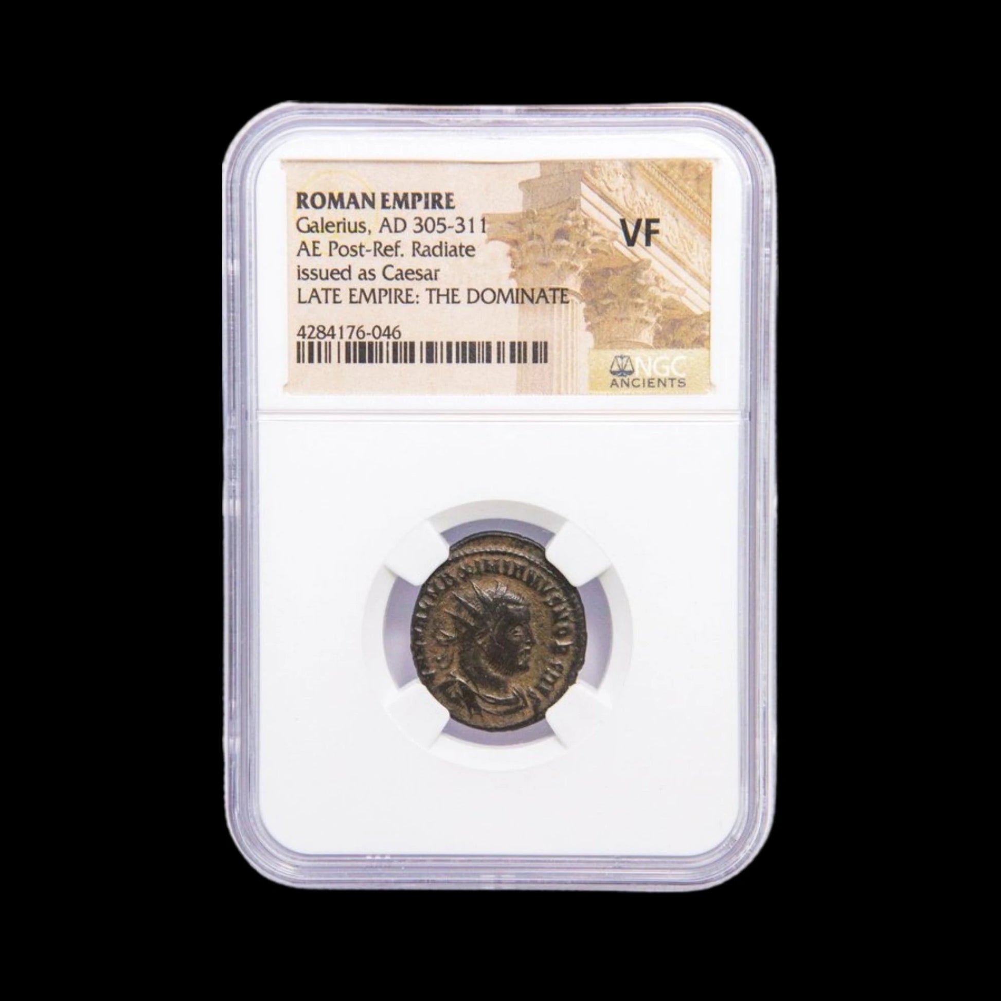 Ancient Roman Bronze Coin of Emperor Galerius (Tetrarch and Co - Ruler of the Roman Empire) - Kinzer Coins